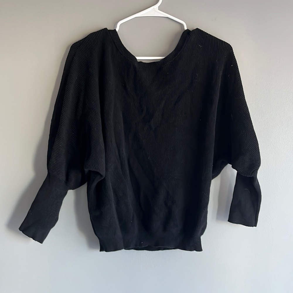 Womens SHEIN Open Back Sweater (Size S)
